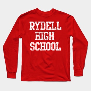 Vintage Rydell High School Long Sleeve T-Shirt